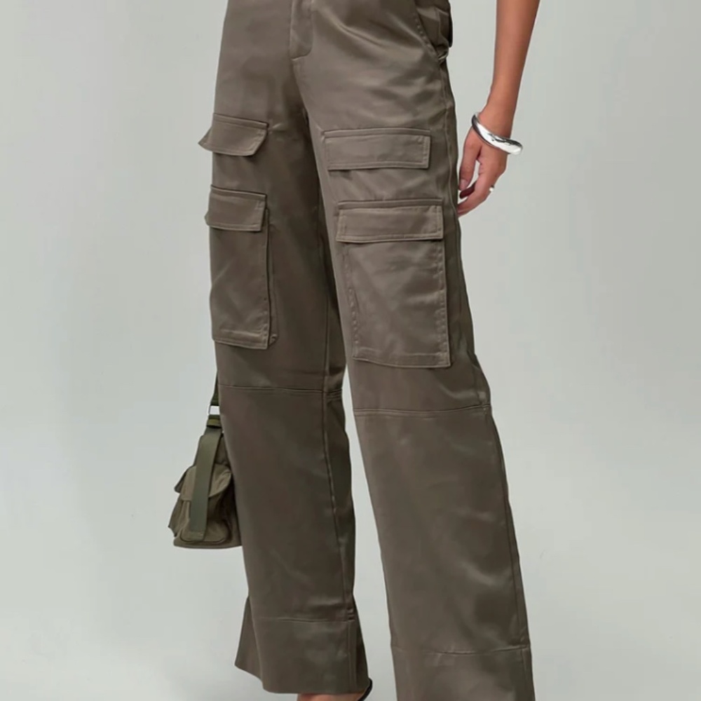Princess Polly CRIMSEN CARGO PANTS CHOCOLATE